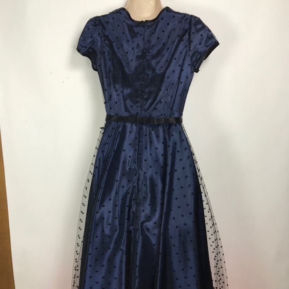 STOP STARING True Blue Dress NWT Swing Rockabilly - Picture 5 of 7
